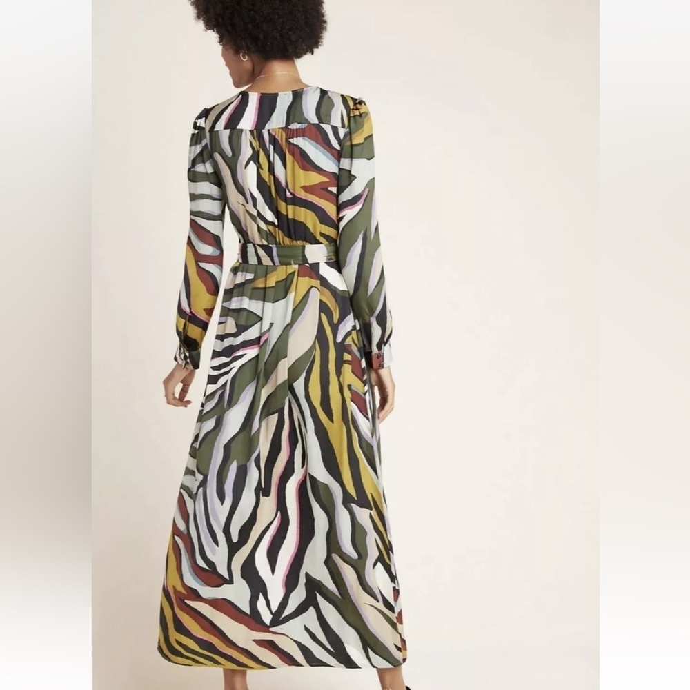 NWOT Corey Lynn Calter Multicolor Abstract Maxi Dress - Picture 3 of 8